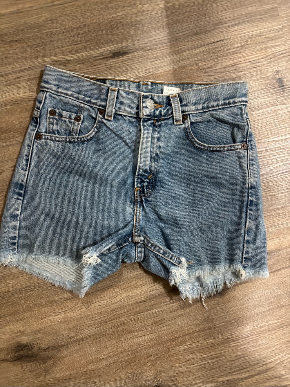 Vintage Levis Blue Denim cut offs